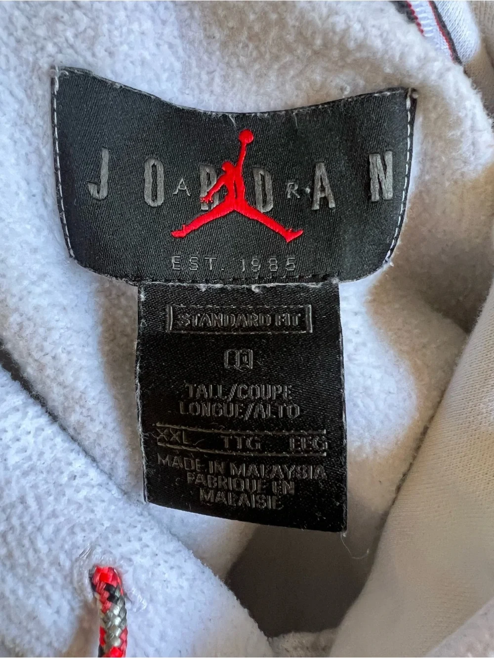 JORDAN Nike Winter Utility Fleece Pullover Hoodie XXL Tall Embroidered Jumpman